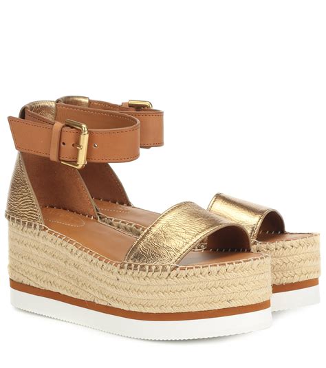 see by chloe glyn|See by Chloé Women's Glyn Espadrille Platform Sandals.